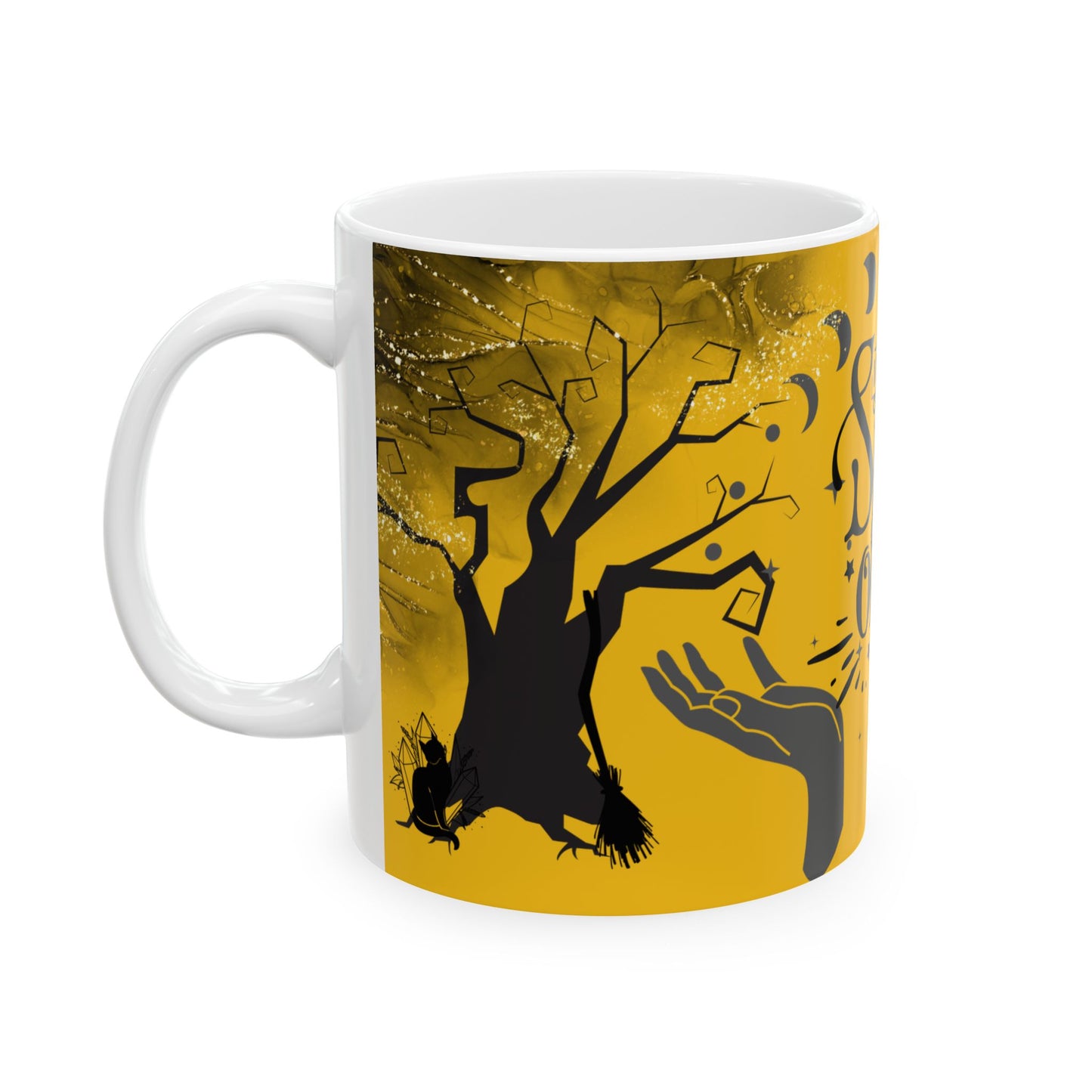 I Put a Spell on You Mug, Gray, Red, Yellow