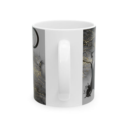 I Put a Spell on You Mug, Gray, Red, Yellow