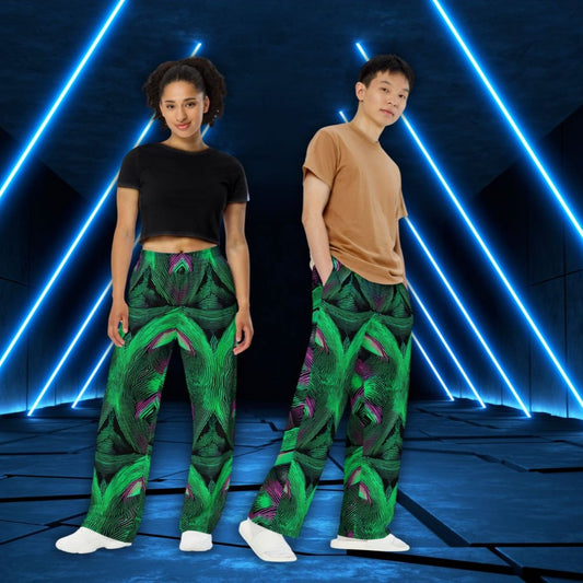 Unisex wide-leg pants