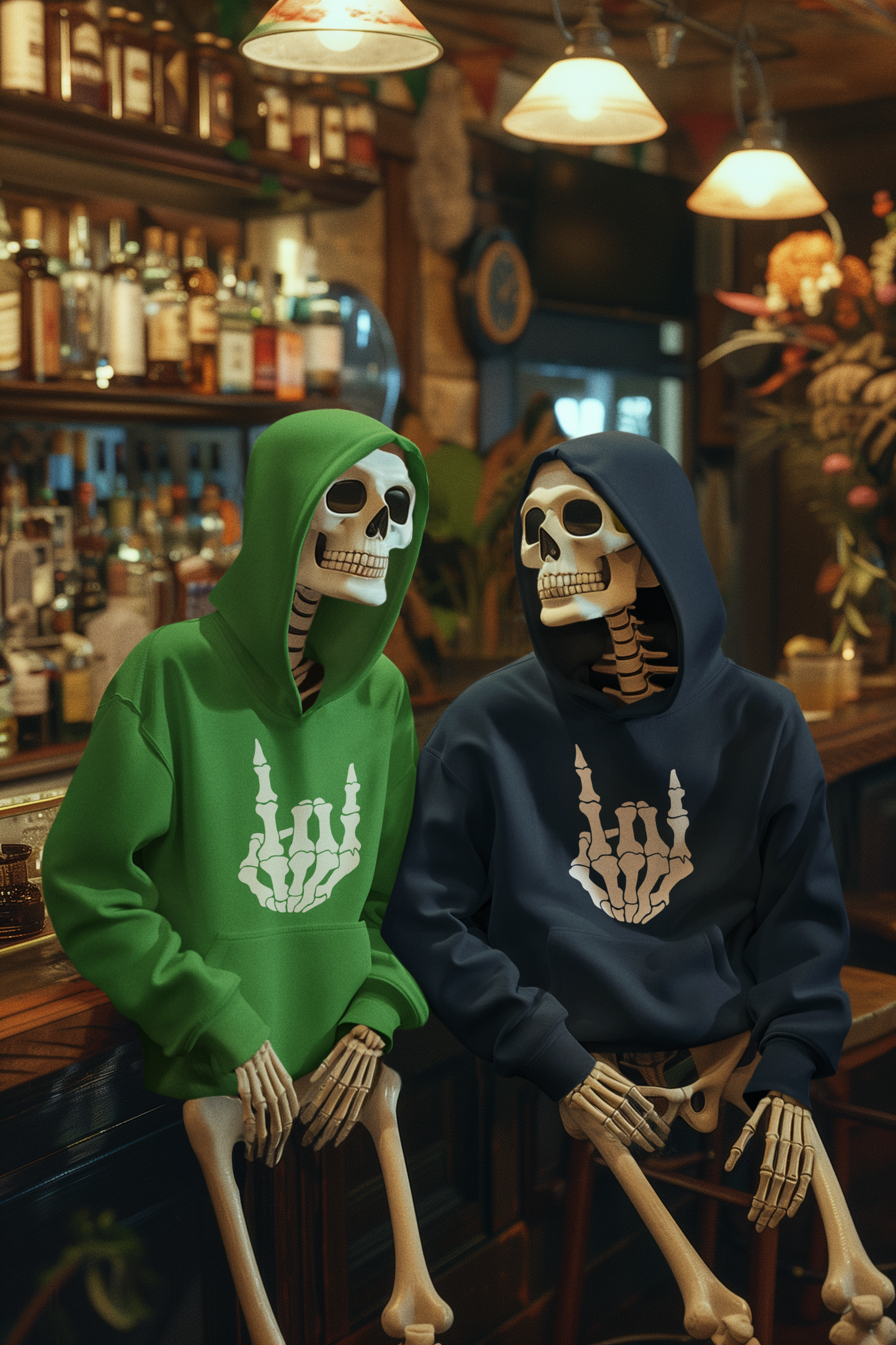 Skeleton Hand Unisex Hoodie