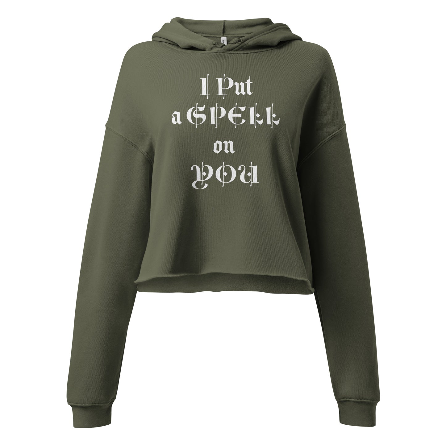 I Put a Spell on You Crop Hoodie